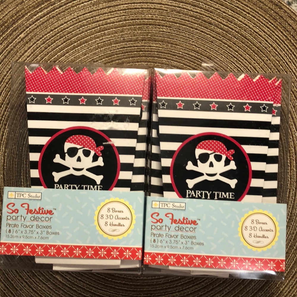 Favor Boxes - Pirate